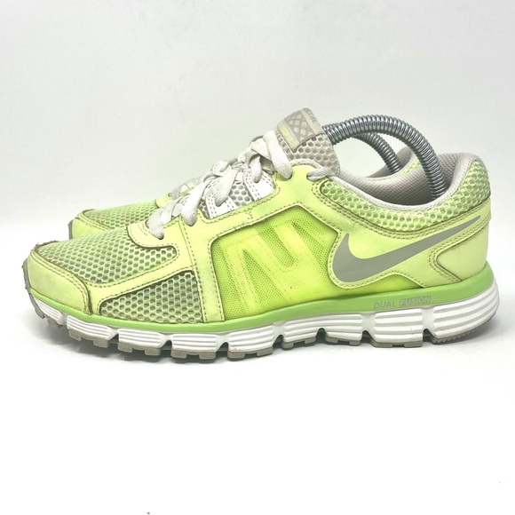 Nike Dual Fusion ST2 Breathe Running Shoe Volt‎ Womens 9.5 - Picture 5 of 9